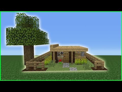 Minecraft Tutorial How To Make The Smallest Survival House Ever Minecraftvideos Tv