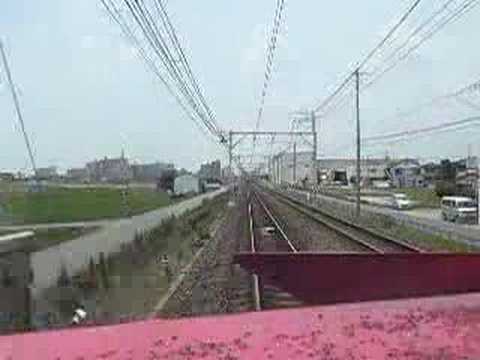 名鉄7000系パノラマカー展望映像 豊橋～岐阜　その４