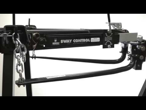 how to install a weight distribution hitch video