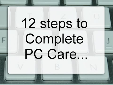 how to care for your pc