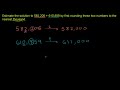 Rounding to Estimate Sums Video Tutorial