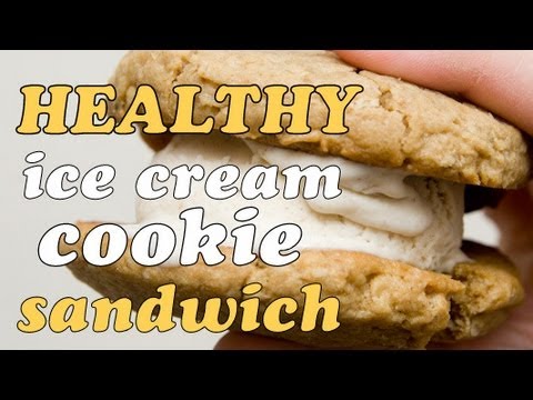 icecreamsandwich - Today we are making ice cream cookie sandwiches and all you need are 2 ingredients! Bananas and oats! ♥ BLOG: http://www.blogilates.com ♥ FB: http://www.face...