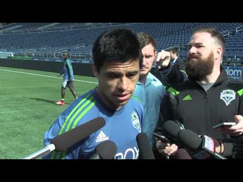 Video: Interview: Gonzalo Pineda on the home opener and pairing with Micheal Azira