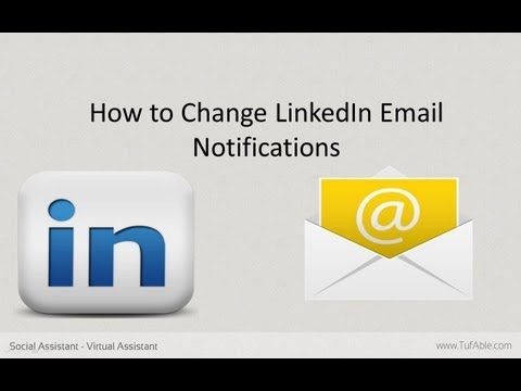 how to change email address on linkedin