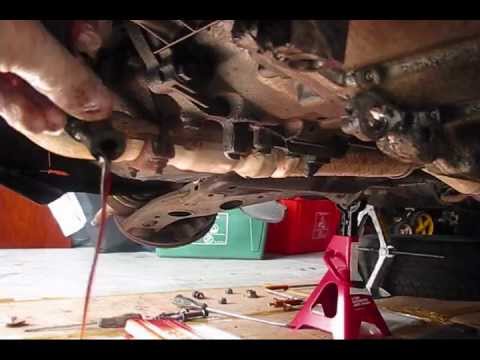 How to replace Transmission Mazda 626 part5