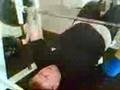 170kg(374lb) wide-grip flat smith machine press (New Pr)