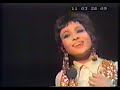 sings cancion de cuna para dormir a un negrito 1970

lyrics: ildefonso pereda vald�s
music: x. montsalvatge

english translation:

hush-a-bye my little one,
little black one who doesn't want to sleep.
head of a coconut, little coffee bean,
with soft cottony hair,
with huge eyes like two windows
that look out at the sea.
close your little eyes,
frightened little one,
the white bogeyman could eat you!
you are no longer a slave!
if you sleep a lot
the master of the house will buy you
a suit with buttons to be just like a groom.

hush-a-bye, sleep now little one.
head of a coconut, little coffee bean.