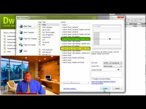 peakdavid - How to create a single-page learning object in Dreamweaver, from scratch to finished object. In Part 1: *creating root folder *defining a site *linking new s...