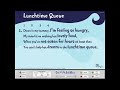 Lunchtime Queue - Words on Screen™