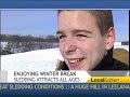Sledding in Leelanau County Sledding in Leelanau County