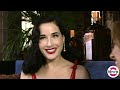 dita von teese talks about her dress and lingerie collections, her signature style, how she entertains at home, vintage and retro fashion, cointreau cocktail...