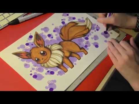how to draw eevee from pokemon