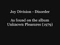 Joy Division - Disorder
