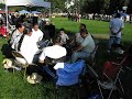 Native Americans play a song