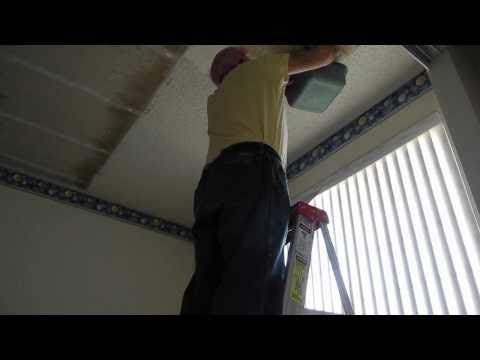how to patch sand textured ceiling