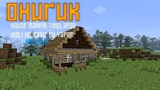 Minecraft House Making Timelapse (Basit Ev yapımı Timelapse)