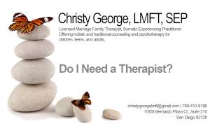 Do I Need Therapy?