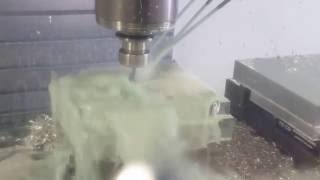 One of our parts being made on our newest CNC!