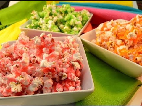 how to dye microwave popcorn