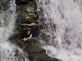 behind the falls