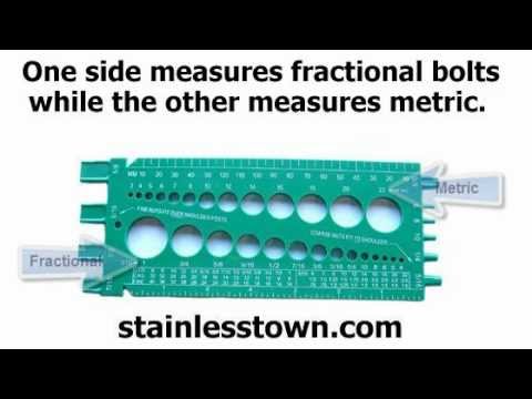 how to measure screw thread