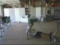 pierce falls on his butt