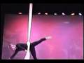 Rob Crites performing Aerial Acrobatics on Fabric.