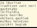 Euskal musika, música vasca, Basque music: Víctor Manuel Muñoz - Eganak (letra, lyrics)