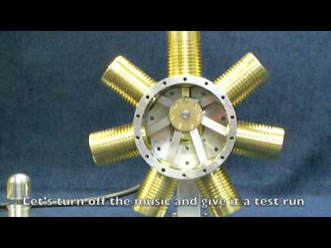diy steam engine - Building my second 7 cylinder rotary type steam engine.