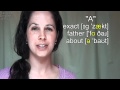 How to Pronounce the Letter A: American English