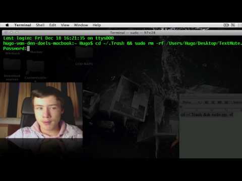 how to empty trash on mac
