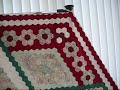 Talking about The Christmas Hexagon Patchwork Quilt