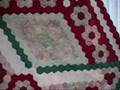 Talking about The Christmas Hexagon Patchwork Quilt