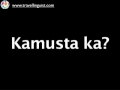 Tagalog 101 - Greetings - Level One