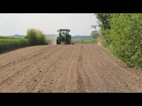 Uprawa Pod Tytoń 2013 !!! John Deere 5080R W Akcji