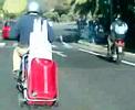 Portaequipaje para ciclomotores