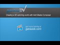 Creating 3D spinning world in Avid Media Composer