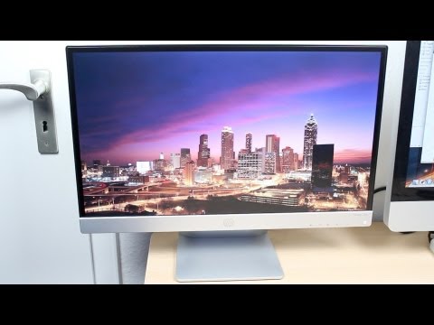 how to turn hp monitor vertical