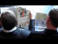vertical newspaper - innovative idea from Netherlands