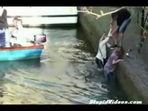 Funny Romantic Boat Accident