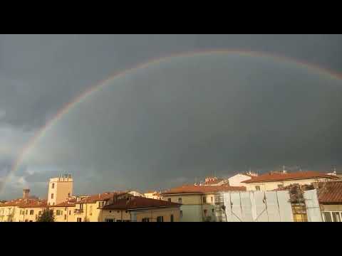 Arcobaleno su Pisa 20 01 2022