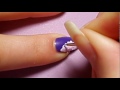 Romantic nail art with flower and net design by cute nails
