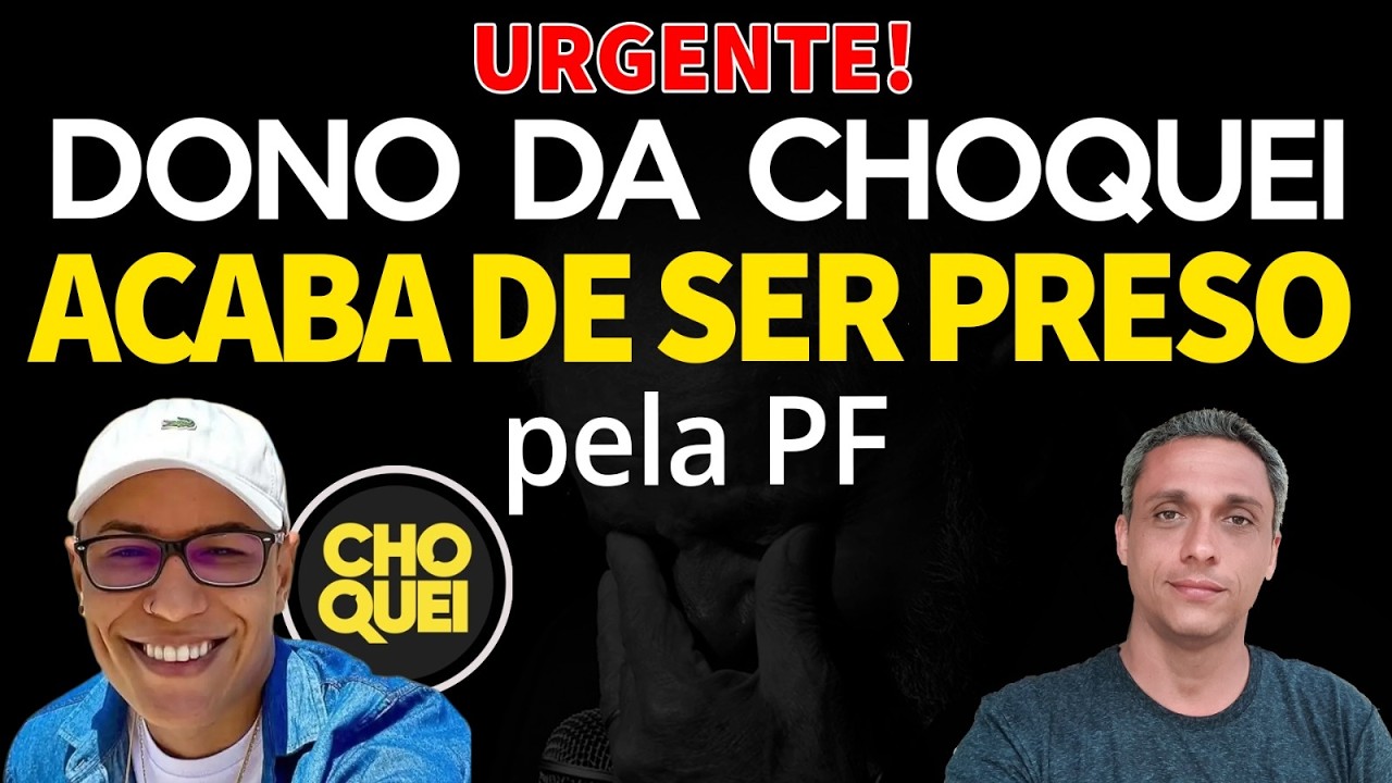 URGENTE! Dono do maior perfil LULISTA CHOQUEI do Brasil acaba de ser preso pela PF