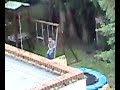 Old man on the swings, whee!