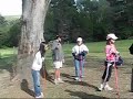 Young vision impaired people at Mowbray Park Farmstay