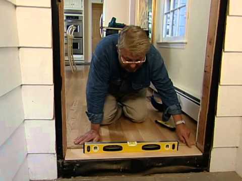 how to exterior door installation