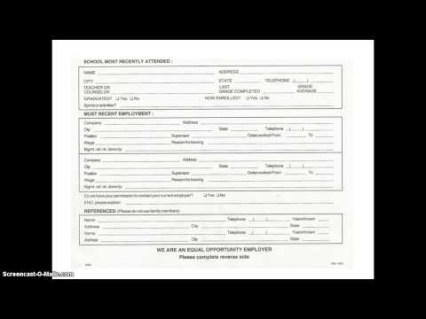 how to fill out an application for jcpenney
