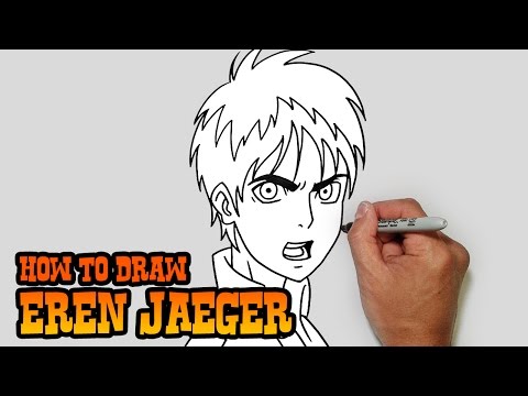 how to draw eren jaeger