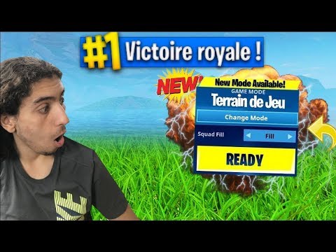 LE RETOUR DU MODE TERRAIN DE JEU SUR FORTNITE BATTLE ROYALE !