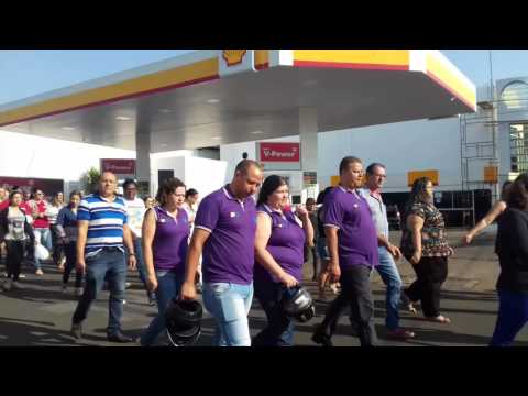 População faz manifestação por mais segurança no município de Mineiros (GO) - Part.02